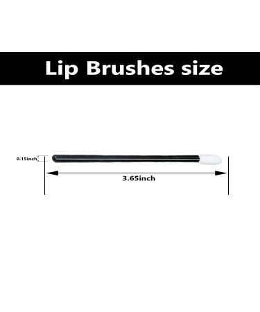 200 Pcs Disposable Lip Brushes - Solid Rod Lip Wands for Gloss & Lipstick - Essential Makeup Tools - Buy Online on GoSupps.com