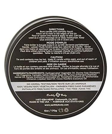 Earthly Body Dreamsicle Massage Oil Candle - 6.8 oz Moisturizer for Relaxation | International Shipping - Buy Online on GoSupps.com