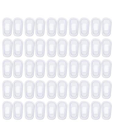 Ultechnovo 25 pairs of glasses nose pads glasses pads for the nose glasses. Replace replacement glasses nasal pads replacement nose pads for glasses glasses pads nose glasses glass pebbles