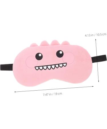 De Sommeil Yeux Motif Cartoon Dinosaure Rose De Nuit L ger Et Doux En Tissu Bandeau lastique Pour Confort Voyage H tel Et Sieste Unisexe Adulte - Buy Online on GoSupps.com