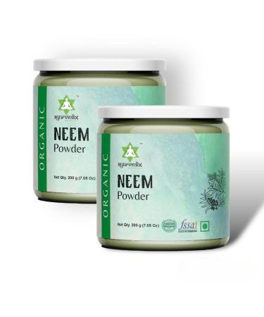 Neem Leaf Powder - Non GMO Added Preservatives or Additives Neem Supplement - (7.05 oz Pack of 2) 7.05 Ounce (Pack of 2)