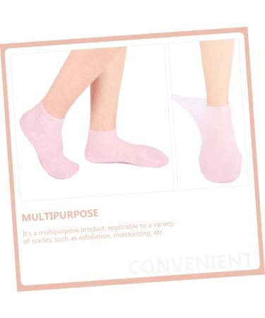 minkissy 6 Pairs Exfoliating Moisturizing Socks Cracked Moisturizing Spa Socks Heel Socks Moisturizing Foot Masks Elastic Boat Socks Pedicure Skin Girl Anti Slip Socks Sebs - Buy Online on GoSupps.com