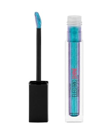 Maybelline Lip Studio Electric Shine Prismatic Lip Gloss in Electric Blue - 0.17 fl. oz - Buy Online on GoSupps.com