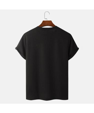 BEUU 2022 Men's Color Block Letter Print T-Shirt - Wine, X-Large - Buy Online on GoSupps.com