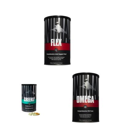 Animal Flex Complete Joint Support Omega Essential Fatty Acids Greens Whole Food Nutrition