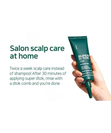 Super D.Tok - Fresh & Healthy Scalp Treatment | Ultra-Calming K-Beauty 120ml - International Shipping Available - Buy Online on GoSupps.com