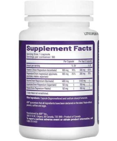 Advanced Magnesium Complex 90 Capsules by AOR - Orthomolecular Research - Buy Online on GoSupps.com