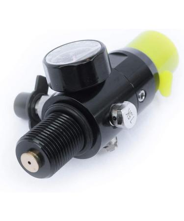 HPDAVV Paintball Air Tank Regulator & Valve Gauge - 4500psi/800psi, M18*1.5 Thread - HPA Air Soft Fittings - Buy Online on GoSupps.com