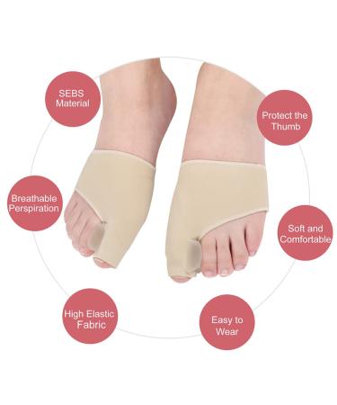 Bunion Corrector Splint Pads - Hallux Valgus Brace for Overlapping Toe - 2 Pair (BPA-Free) - Buy Online on GoSupps.com