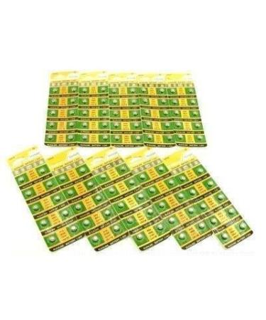 Guaranteed Factory Fresh - 100 AG3 392 LR41 Alkaline Batteries SR41 Buttton Cell (10 pack of 10. 100 total)