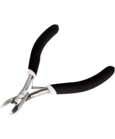 Nail Clippers for Ingrown or Thick Toenails Professional Stainless Steel Nail Cuticle Nipper Clipper Dead Skin Scissor Nail Manicure Tool for Large Nail Nipper for Seniors(Black) - Buy Online on GoSupps.com