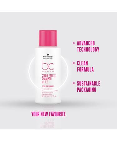  BC Bonacure Schwarzkopf - BC Bonacure - Color Freeze Shampoo - 50 ml - Buy Online on GoSupps.com