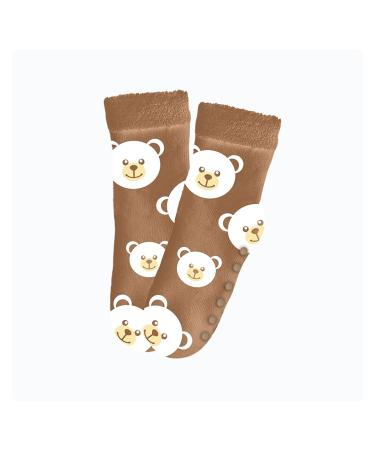 Children's Moisturizing Socks Microencapsulated with Aloe Vera "Ourson" - Sanosoin | Shea Butter and Vitamin E | Foot care | Size 26-34