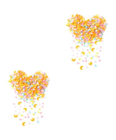 Mipcase 2pcs 1 Nail Art Polymer Clay Polymer Clay Patch Polymer Clay Nail Decorations Nail Art Polymer Slices Polymer Sprinkles Cell Phone Accessories Nail Glitter Star Manicure Pendant
