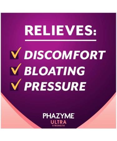 Phazyme Ultra Strength Gas & Bloating Relief Fast-Acting 12 Gels - Pack of 1 - Buy Online on GoSupps.com