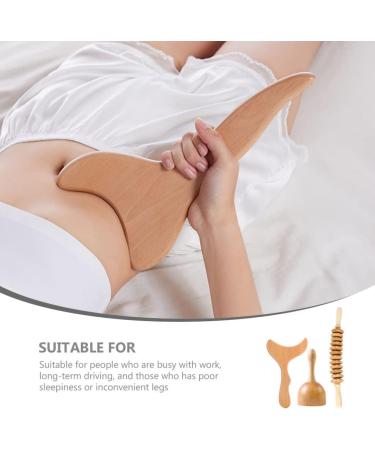 Healifty 3-In-1 Wood Therapy Massagers | Maderoterapia Kit & Gua Sha Roller for Ultimate Relaxation - International Shipping Available - Buy Online on GoSupps.com