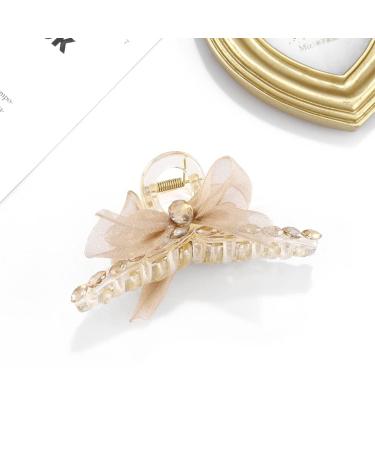 Buy Bohend Large Rhinestone Hair Claw Bow Clip - Stylish & Strong Hair Accessories for Women & Girls | International Shipping Available - Buy Online on GoSupps.com