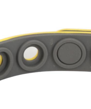 Yellow Silicone Static Removal Bracelet | Boost Energy & Eliminate Static Charge | Durable Elastic Sports Bracelet - Buy Online on GoSupps.com