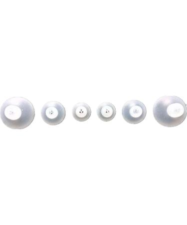 Jungle Care Hearing Aid Ear Piece Closed Domes Set - 6mm/9mm/12mm (3 Pairs) - Comfortable PSAP Ear Tips - Open Fit - Invisible and Perfect for Open Air - Non-RIC - Buy Online on GoSupps.com