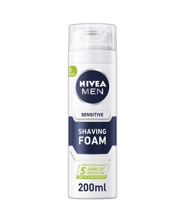NIVEA MEN Sensitive Shaving Foam 200ml Pack of 6