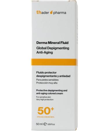  Thader Th Pharma Thader Pharma Derma Mineral Fluid Face Sunscreen with Protection 50+ 50ml - Buy Online on GoSupps.com