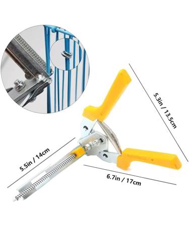 sunroot Type M Nail Ring Pliers Type M Nail Ring Pliers Type M Nail Ring Pliers Thickened for Manual Tying (M Nail +2400Clips) - Buy Online on GoSupps.com