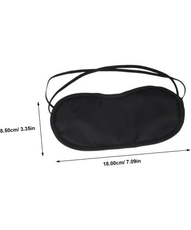Mobestech 40 Pcs Sleep Mask Eye Shades Comfortable Black Night Masks for Better Sleep Polyester Eye Masks (Pack of 2 - Buy Online on GoSupps.com