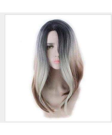 BGHJUE Halloween Wig - Long White Synthetic Hair Heat Resistant Fiber Multiple Colors - Perfect for Daily Wear & Cosplay - Buy Online on GoSupps.com