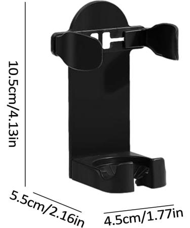 Kaxenig Self-Adhesive Toothbrush & Razor Holder - Wall Organizer for Bathrooms | Ideal for Hotels - Black - Buy Online on GoSupps.com