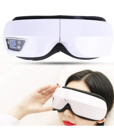 Relaxing Eye Massager with Vibration & Music | Heated Eye Mask for Stress Relief at Home & Office - Buy Online on GoSupps.com