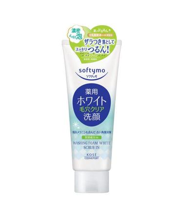 Kose Cosmeport Softymo New Version Face Wash 150g -White - Pore Clear (Green Tea Set)