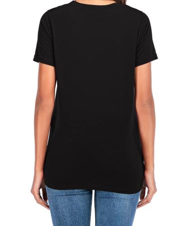 Maternity Short Sleeve Funny Pregnancy Tee - Cute Baby Pregnant Women T-Shirt - Twin Black M - Buy Online on GoSupps.com