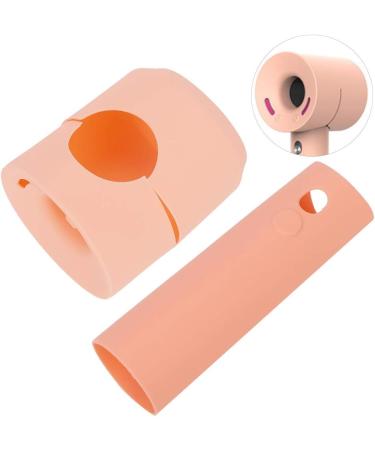 Silicone Hair Dryer Protective Cover EasyToIdentify Hole Sites Anti Scratch Shockproof Dust Droof Travel Protective Case Cover with Special Nozzle Rotation Design for Travel Orange - Buy Online on GoSupps.com