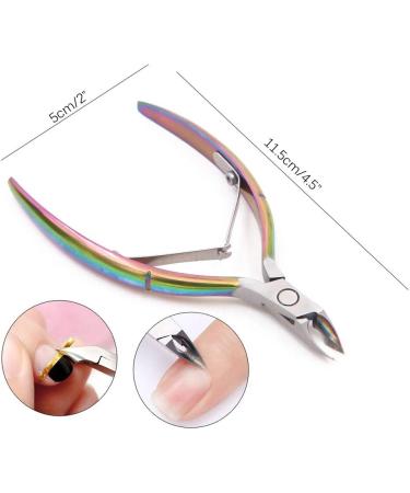 Stainless Steel Cuticle Pusher and Nipper Set - 3PCS Nail Art Manicure Tools - Buy Online on GoSupps.com