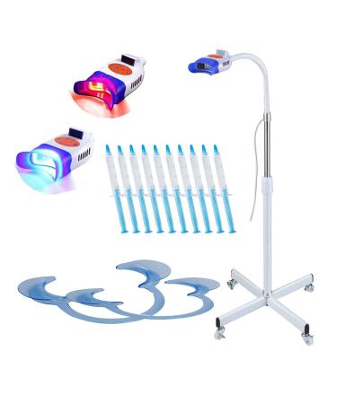 Dental Teeth Whitening Lamp Teeth Bleaching Light Lamp Blue Red Light Lamp Floor Standing