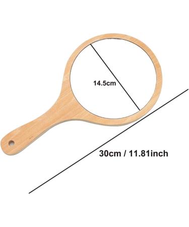 Thestrive Salon Hairdresser Hand Spelled Round Wood Brush - Ideal for Hair Cutting Makeup & Face Care - International Shipping Available - Buy Online on GoSupps.com