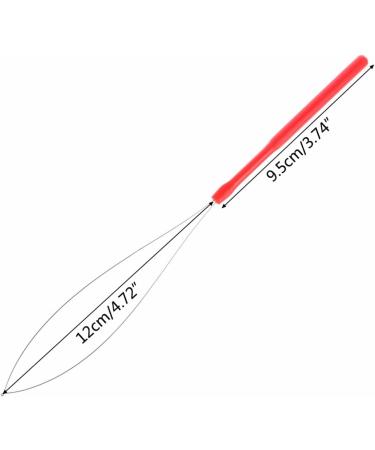 Matory 4 Pieces Hair Extension Loop Needle Threader Micro Ring Hair Extensions Pulling Loop Tool Feather Hook Tool - Buy Online on GoSupps.com
