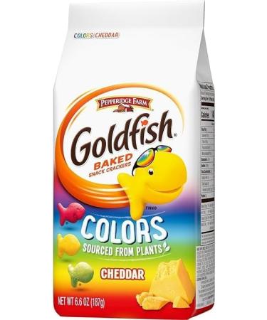 Pepperidge Farm Goldfish Baked Snack Crackers 6.6oz (180g) | Natural Colours Sourced from Plants | Made with Real Cheddar Cheese - By BEXICO - Buy Online on GoSupps.com