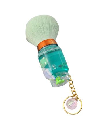 MERRYHAPY Nail Dust Brush Makeup Brushed Make up Brush Makeupbrush Cosmetic Micro Brush Makeup Brushs Blush Brush Powder Brush Women Makeup Brush Craft Oil 9.00X3.50X3.50CM Green