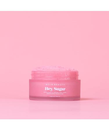 NCLA Beauty Hey Sugar All Natural Body Scrub - Moisturizing Exfoliating Sugar Scrub - Shea Cocoa and Mango Butters - Pink Champagne - 3.38 oz - Buy Online on GoSupps.com