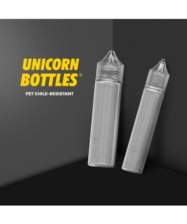 Chubby Gorilla Liquid Bottles 75ml Set - V3 Unicorn Dripping & Pipette Bottles - Child-Proof & Outlet-Safe - Black 75ml Bottles for Oils & Liquids - Buy Online on GoSupps.com