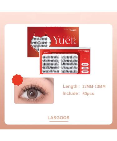 DIY Eyelash Extensions - Angel Natural Thick Individual 60 Clusters | Fast Easy Eye Makeup | MJY-Meishule - Buy Online on GoSupps.com