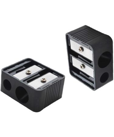 Buy Lujiaoshout Professional Cosmetic Pencil Sharpener - Double Holes for Eyebrow Lip Liner & Eyeliner | Ideal for School & Office Supplies - Fast International Shipping - Buy Online on GoSupps.com