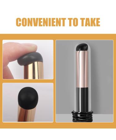 Mipcase Silicone Lip Brush Set - 2 Reusable Applicators for Lipstick Lip Balm Lip Gloss & Concealer - Buy Online on GoSupps.com
