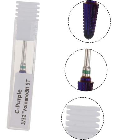 FRCOLOR 1pc Nail Polisher Nail Beauty Tools Manicure Nail Art Drill Bits Cuticle Drill Bits Manicure Grinding Heads Diamond Power Tools Nail Art Supplies White Alloy Nail Drill Plastic 7x1.5cm White - Buy Online on GoSupps.com