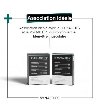 ARAGAN - Synactives - Dolactif - Anti-inflammatory Food Supplement - Turmeric PEA Boswellia Chamomile - 12 Capsules - 5 to 20 capsules taken - Made in France - Buy Online on GoSupps.com