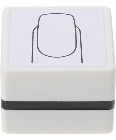 Nail Practice Stamp Nail Art Stamper Silicone Nail Stamper Nail Art Painting Seal Nail Art Practice Stamp-pad Practice Stamper Salon Nail Painting Tool Manicure White Mold Plastic White 1 - Buy Online on GoSupps.com