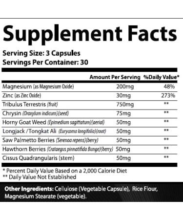 TESTAGRA Testosterone Booster for Men - 10X Concentrated Supplement for Lean Muscle Energy & Strength | Saw Palmetto Tribulus Tongkat Ali Horny Goat Weed & Zinc - Buy Online on GoSupps.com