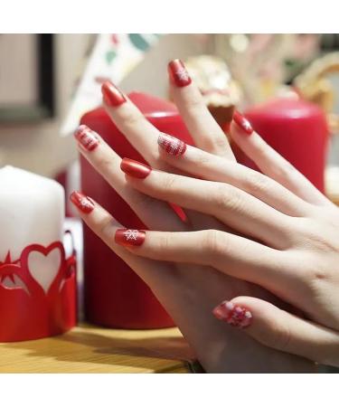 Zaubern gel4Home- UV wraps UV nail foils gel nail wraps semi cured gel nails (Christmas Time)