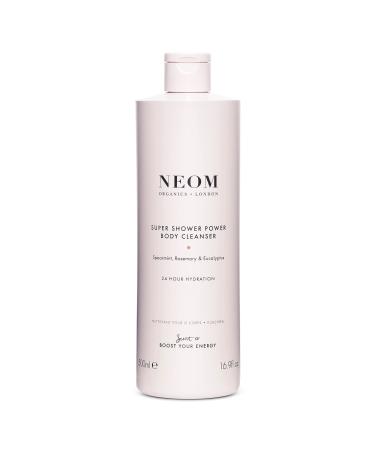 Neom   Super Shower Power Body Cleanser Shower Gel  500ml | Spearmint  Rosemary & Eucalyptus | Invigorating Fragrance  Hydrating & Nourishing | 100% Natural Fragrance - Buy Online on GoSupps.com